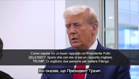 Lo scambio tra Zelensky e Trump: Io meglio di Putin. Il tango si balla in due