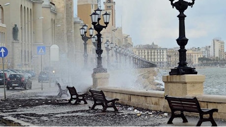 Venti di burrasca e drastico calo di temperature: anche in Puglia è arrivato l'inverno