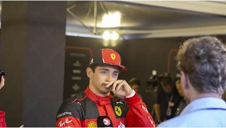 F1 | Ferrari, Leclerc 4°: Qualche problema. Sull'alto degrado ho sbagliato io. Volevo...