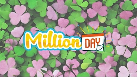 Million Day, l’estrazione delle 13:00 di giovedì 18 luglio
