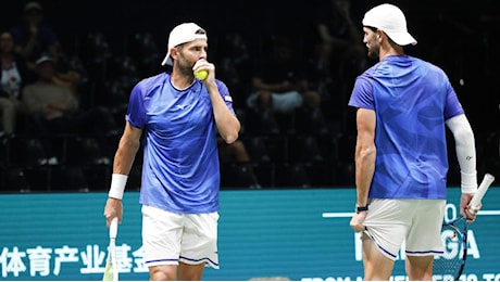 Bolelli-Vavassori decisivi: 2-1 al Belgio, se domani il Brasile vince l'Italia è a Malaga