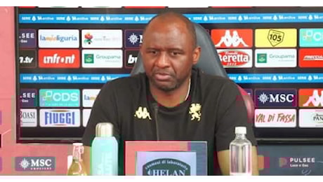 Patrick Vieira e la Roma: l'allenatore risponde alle voci di calciomercato