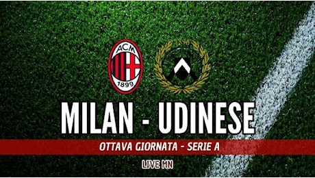 LIVE MN - Milan-Udinese (1-0): confermato il fuorigioco di Ehizibue. Il Diavolo resta in vantaggio