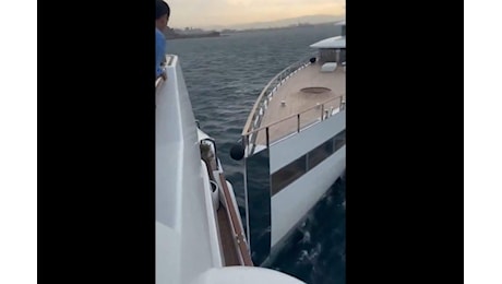 Collisione in mare a Napoli, il super yacht del milionario Salinas colpito dal Venus che fu di Steve Jobs