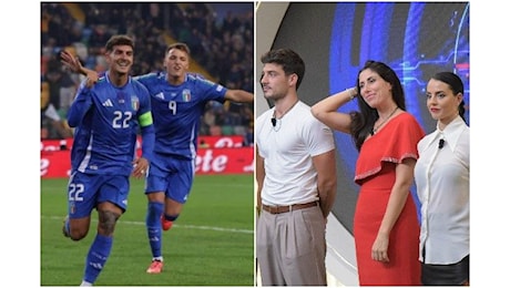 Ascolti tv lunedì 14 ottobre: chi ha vinto tra la partita Italia-Israele e il Grande Fratello