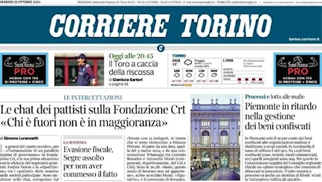 L'apertura del Corriere di Torino : Il Toro a caccia della riscossa. I granata sfidano il Como