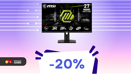 Prestazioni al top con questo monitor gaming MSI, oggi a MENO di 200€! - 20%