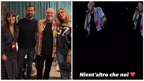 Chiara Ferragni e Tronchetti Provera al concerto di Max Pezzali: ​«Nient'altro che noi». La prima foto insieme sui social