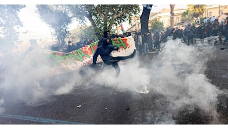 Quattro i fermati al corteo pro Pal