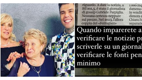 “Quando imparerete a verificare le notizie, penso sia il minimo”: la mamma di Fedez si scaglia contro i giornalisti. Ecco cosa è successo