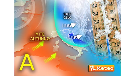 Meteo, ribaltone nel Weekend con cambio di stagione. Dal gelo invernale al ritorno del mite autunno