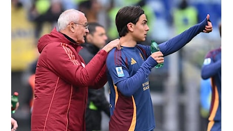 Roma-Parma, Ranieri: Dybala? So che vuole restare, lui sta bene con noi e io con lui