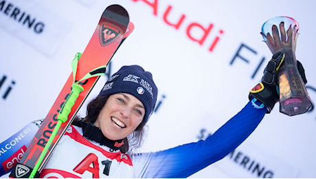 Brignone non si ferma dopo la vittoria di Semmering: Era un mio obiettivo, ora voglio ripetermi a Kranjska Gora