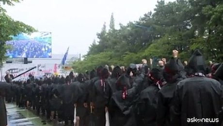 L'impressionante sciopero dei lavoratori Samsung in Sudcorea