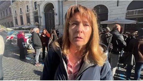 Virgilio, la preside Isabella Palagi al sit-in a piazza SS. Apostoli: «Diamo spazio a tutte le opinioni, ingiusto occupare»