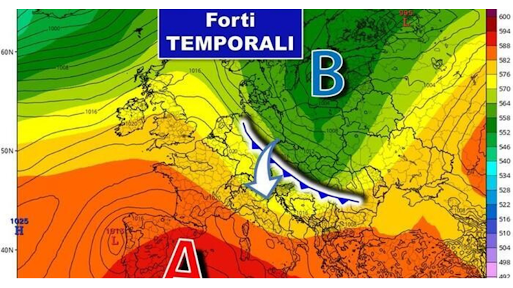 Supercelle in arrivo: rischio grandine e venti fino a 100 km/h - Giornale La Voce Supercelle in arrivo: rischio grandine e venti fino a 100 km/h - Giornale La Voce