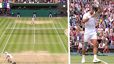 Musetti col rovescio a una mano fa il punto più bello di Wimbledon: Djokovic può solo applaudire