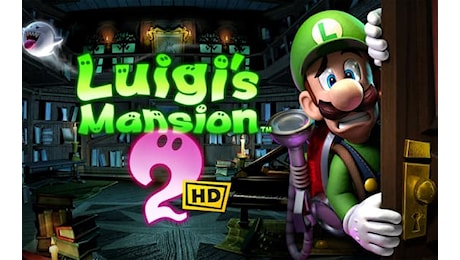 Nintendo, arriva Luigi's mansion 2 HD