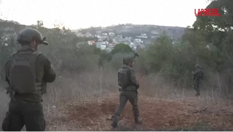 VIDEO Libano, le operazioni dell'esercito israeliano nel Sud del Paese