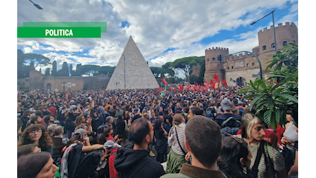 Cronaca dalla manifestazione pacifica di oggi pro Palestina