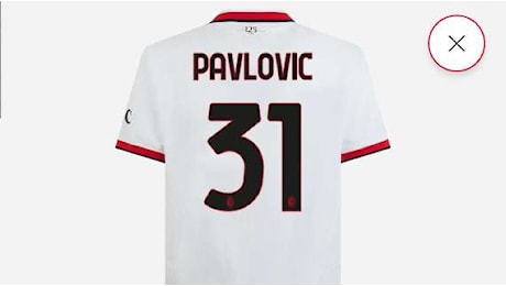 MN - Milan, Pavlovic indosserà la maglia numero 31