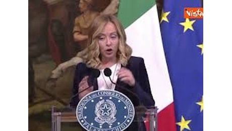 VIDEO: Meloni: Ribadiamo il nostro sostegno all'Ucraina