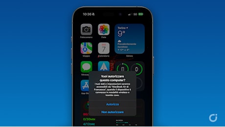 iOS 18.2 permette di autorizzare un nuovo computer con il Face ID