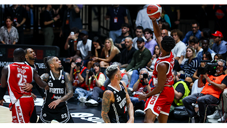 Basket: l’Olimpia Milano vince la Supercoppa Italiana, Virtus Bologna battuta all’overtime