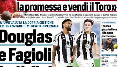 Tuttosport in prima pagina: Fonseca gioca in difesa: 'Ho avuto poco tempo'