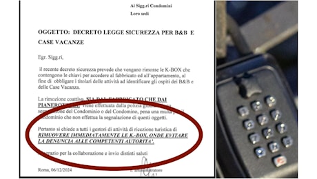 Guerra alle Key Box di Airbnb a Roma, gli amministratori di condominio ordinano di rimuoverle