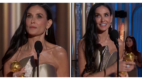 Golden Globes, Demi Moore: “Mi dissero che ero un’attrice da popcorn”