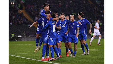 A Udine l’Italia cala il poker con Israele, ora basta un punto per volare ai quarti di finale di Nations League