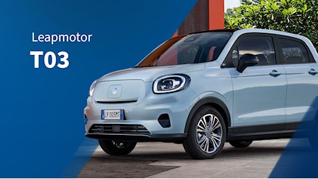 Leapmotor T03, la city car elettrica economica e performante