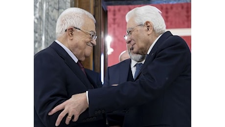 M.O., Mattarella a Abu Mazen: spirale inaccettabile di violenza su Gaza